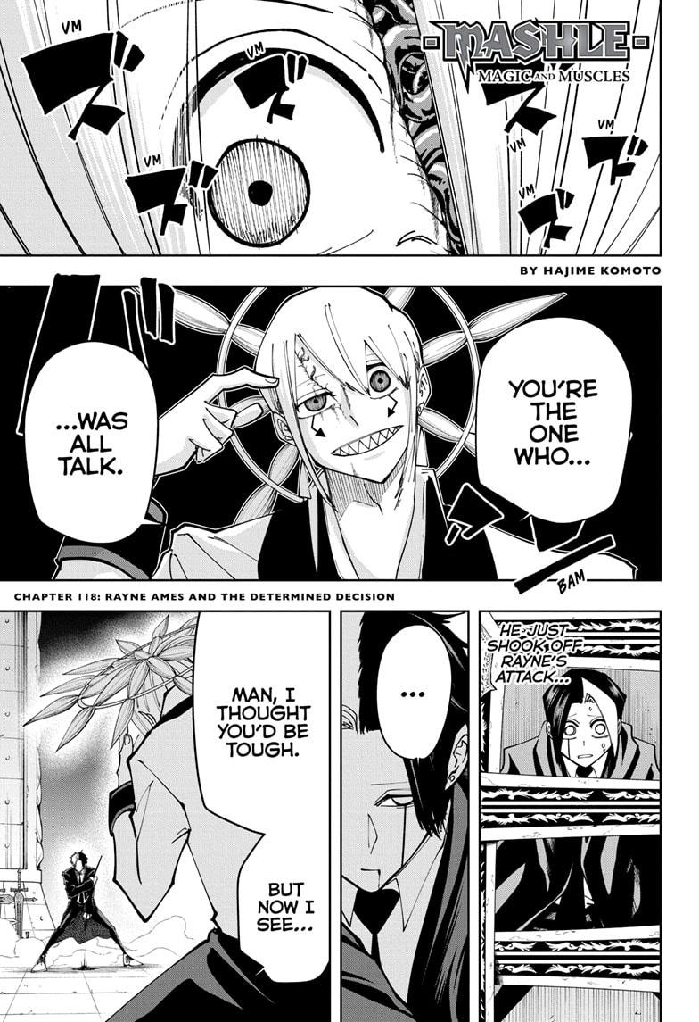 Mashle Chapter 118 page 1 - Chapter 118