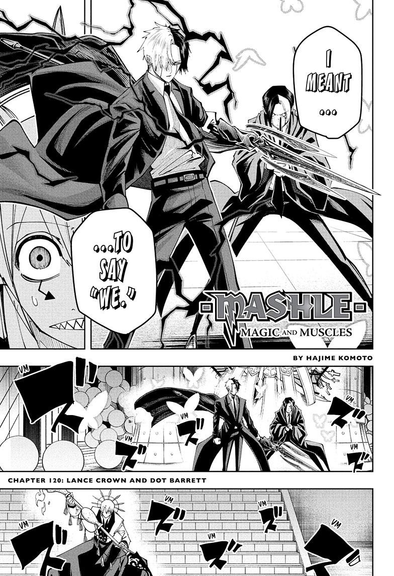 Mashle Chapter 120 page 1 - Chapter 120