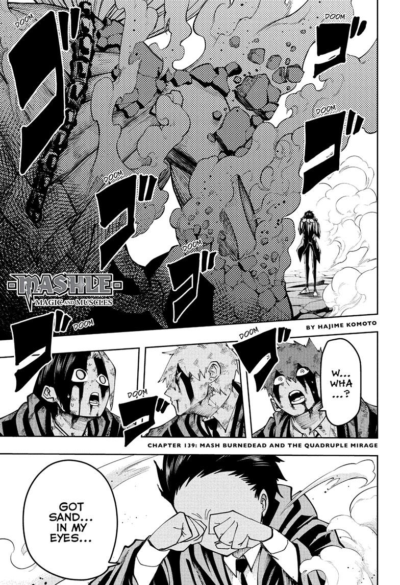 Mashle Chapter 139 page 1 - Chapter 139