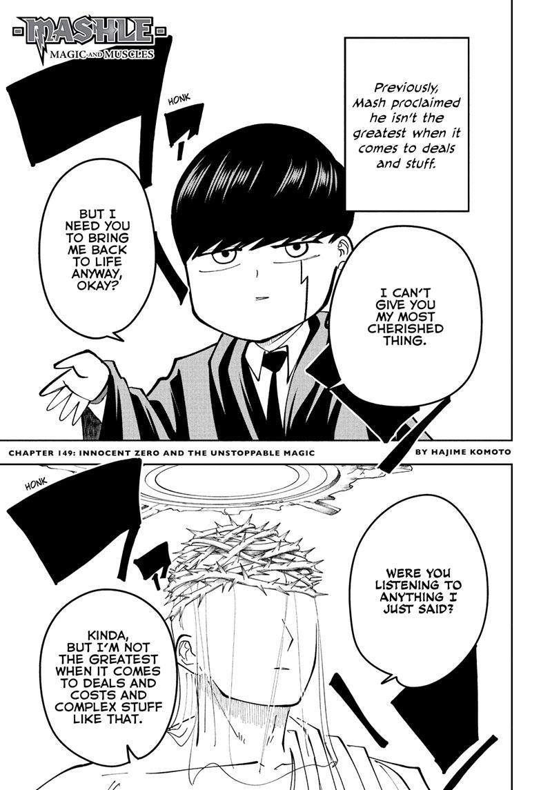 Mashle Chapter 149 page 1 - Chapter 149