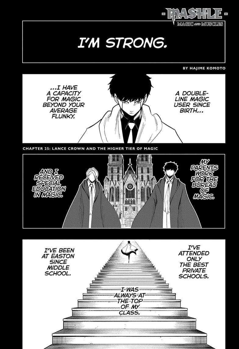Mashle Chapter 25 page 1 - Chapter 25