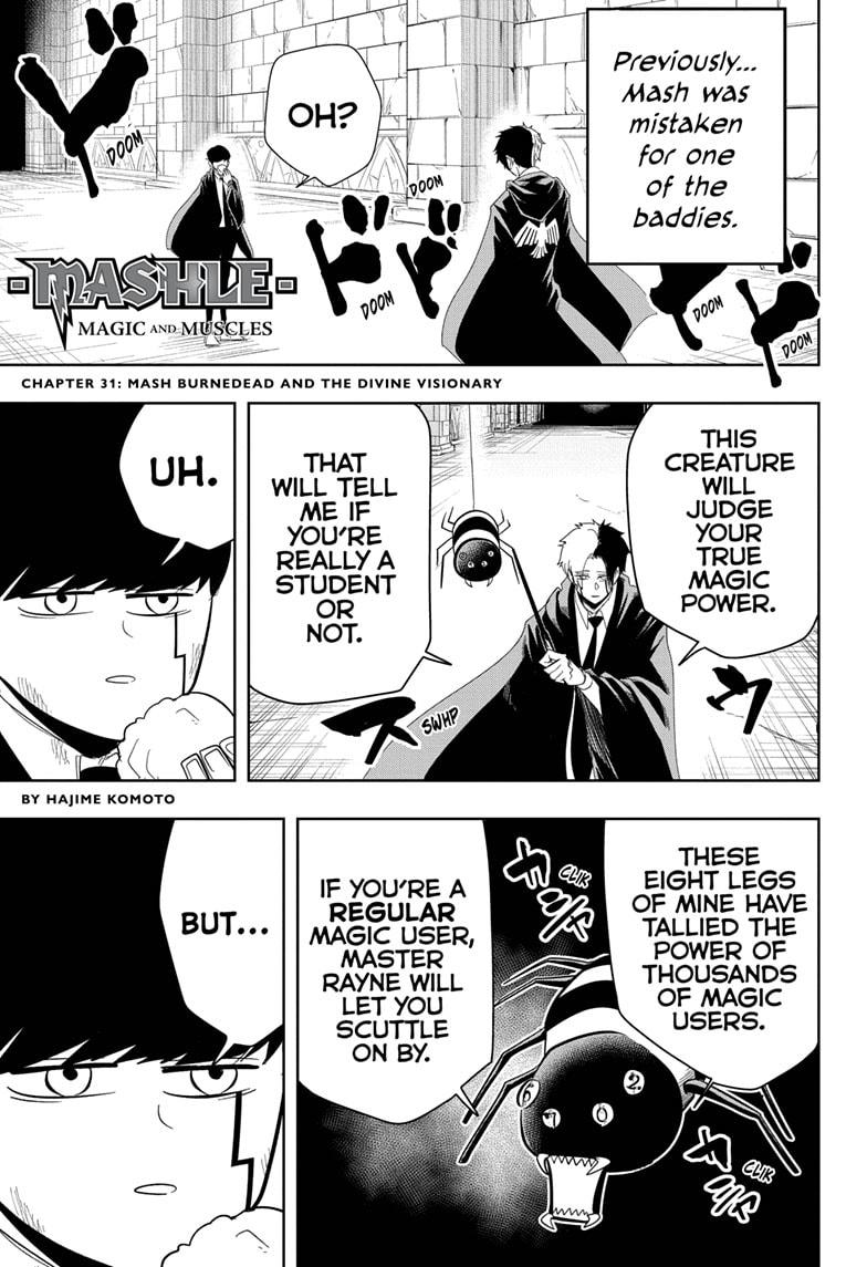 Mashle Chapter 31 page 1 - Chapter 31