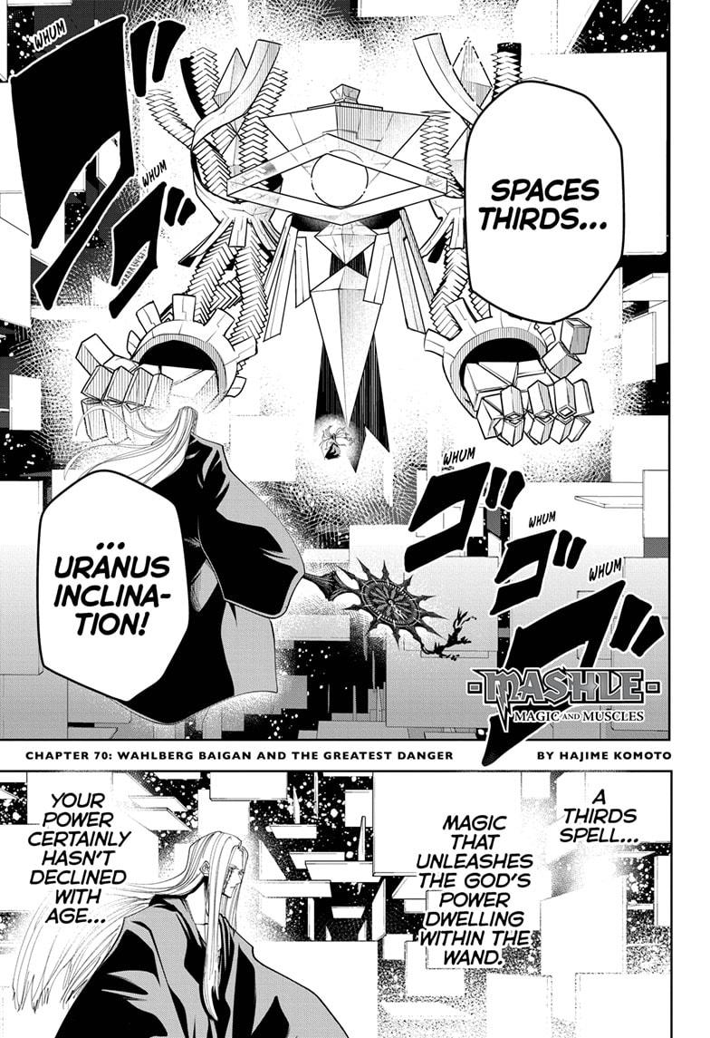 Mashle Chapter 70 page 1 - Chapter 70