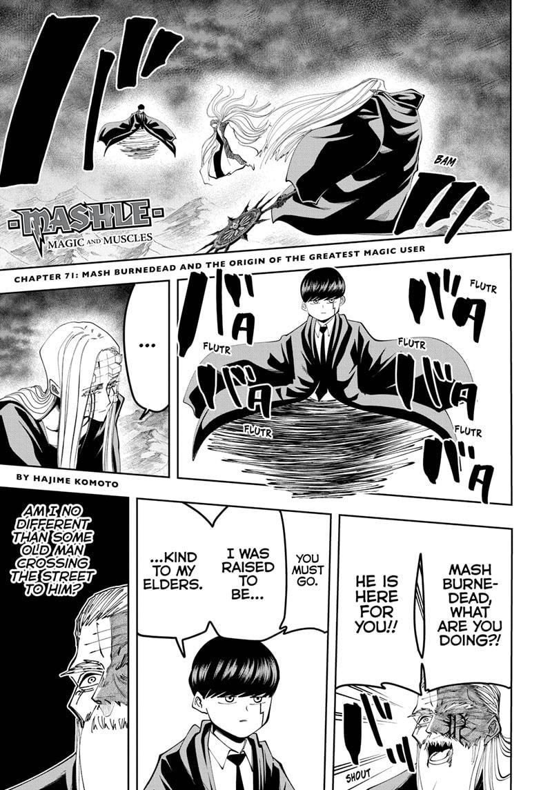 Mashle Chapter 71 page 1 - Chapter 71