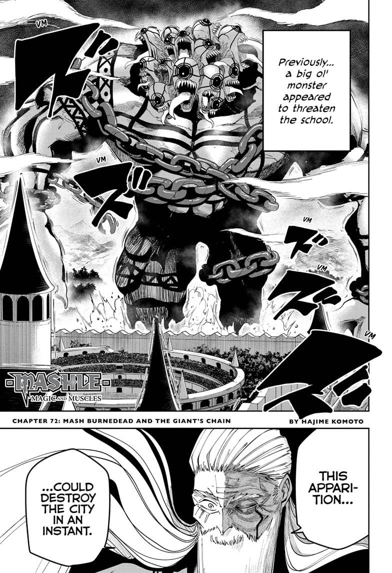 Mashle Chapter 72 page 1 - Chapter 72