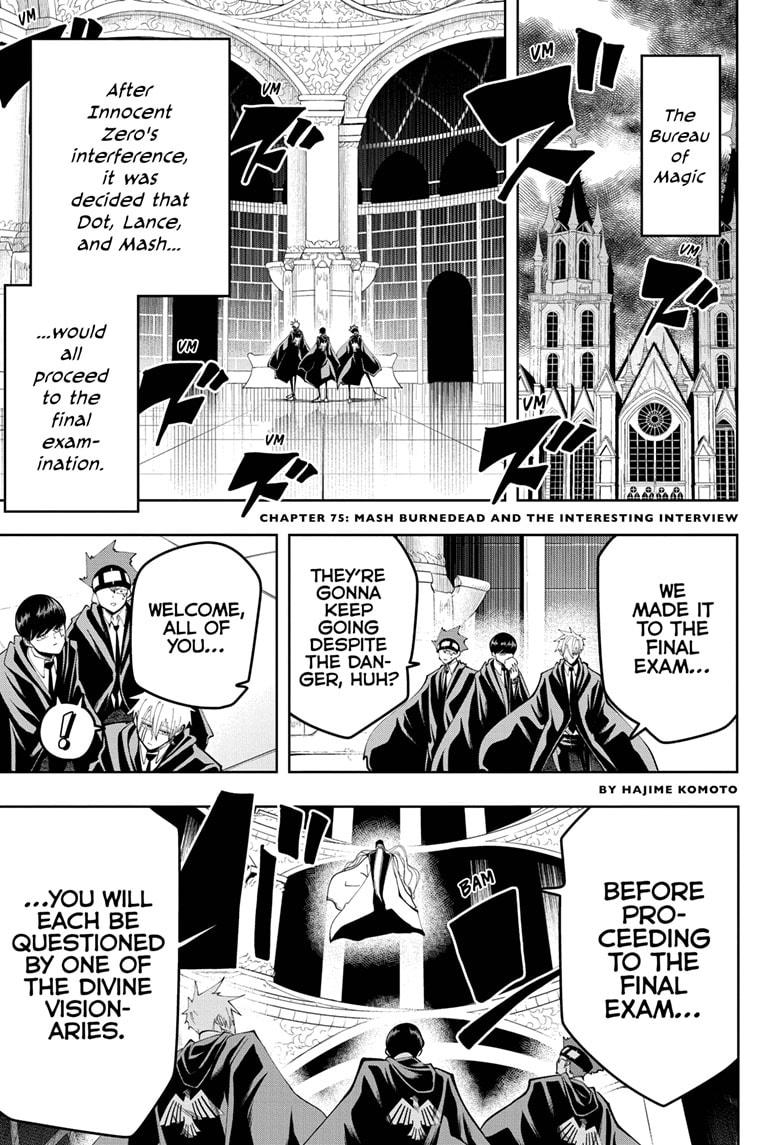 Mashle Chapter 75 page 1 - Chapter 75