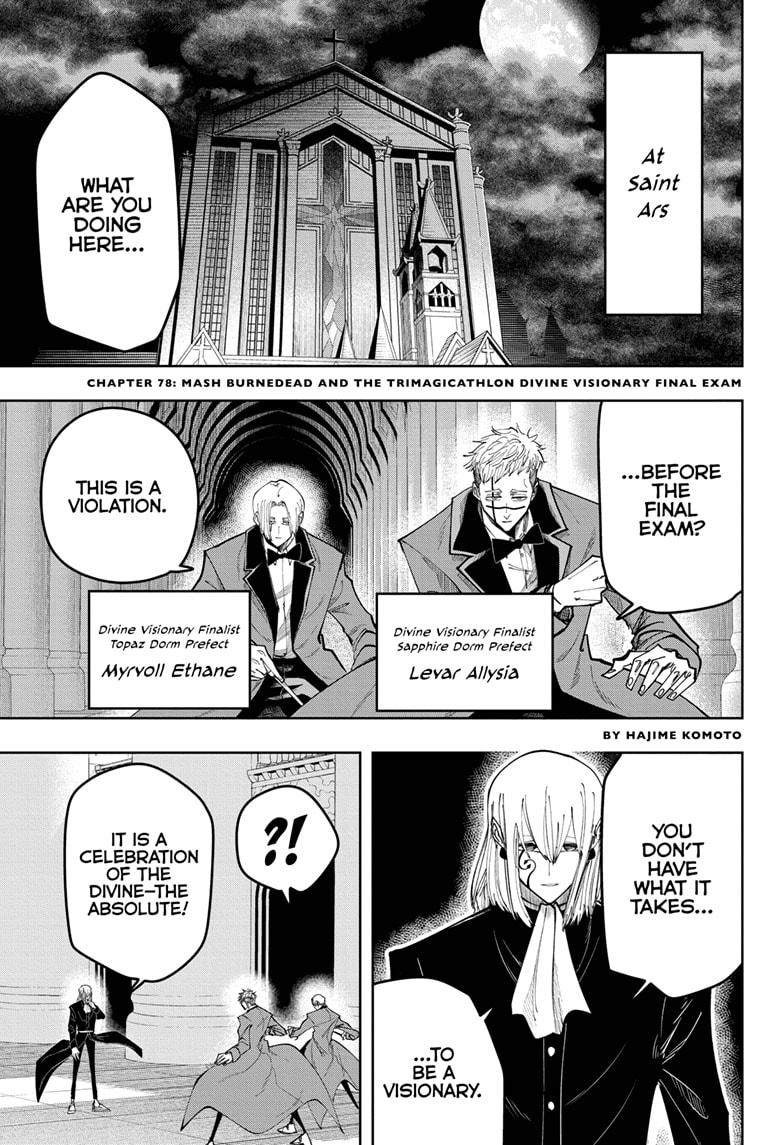 Mashle Chapter 78 page 1 - Chapter 78