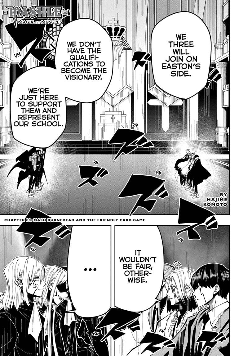 Mashle Chapter 80 page 1 - Chapter 80