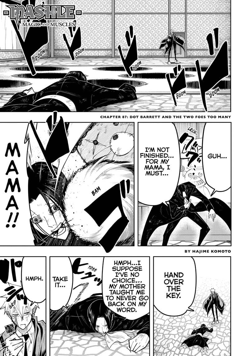 Mashle Chapter 87 page 1 - Chapter 87
