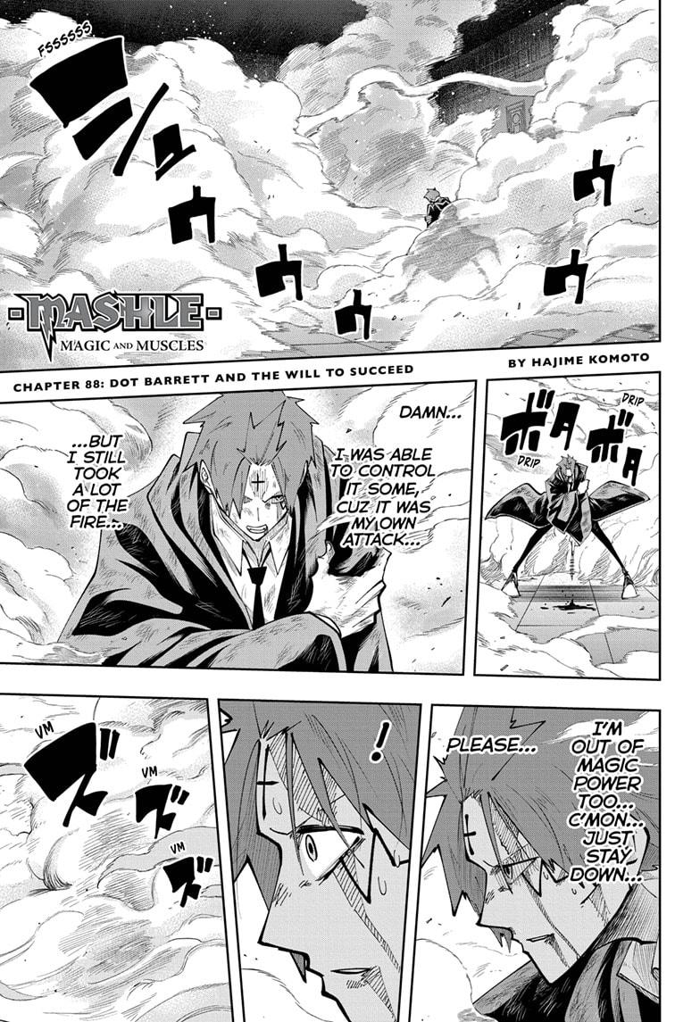 Mashle Chapter 88 page 1 - Chapter 88
