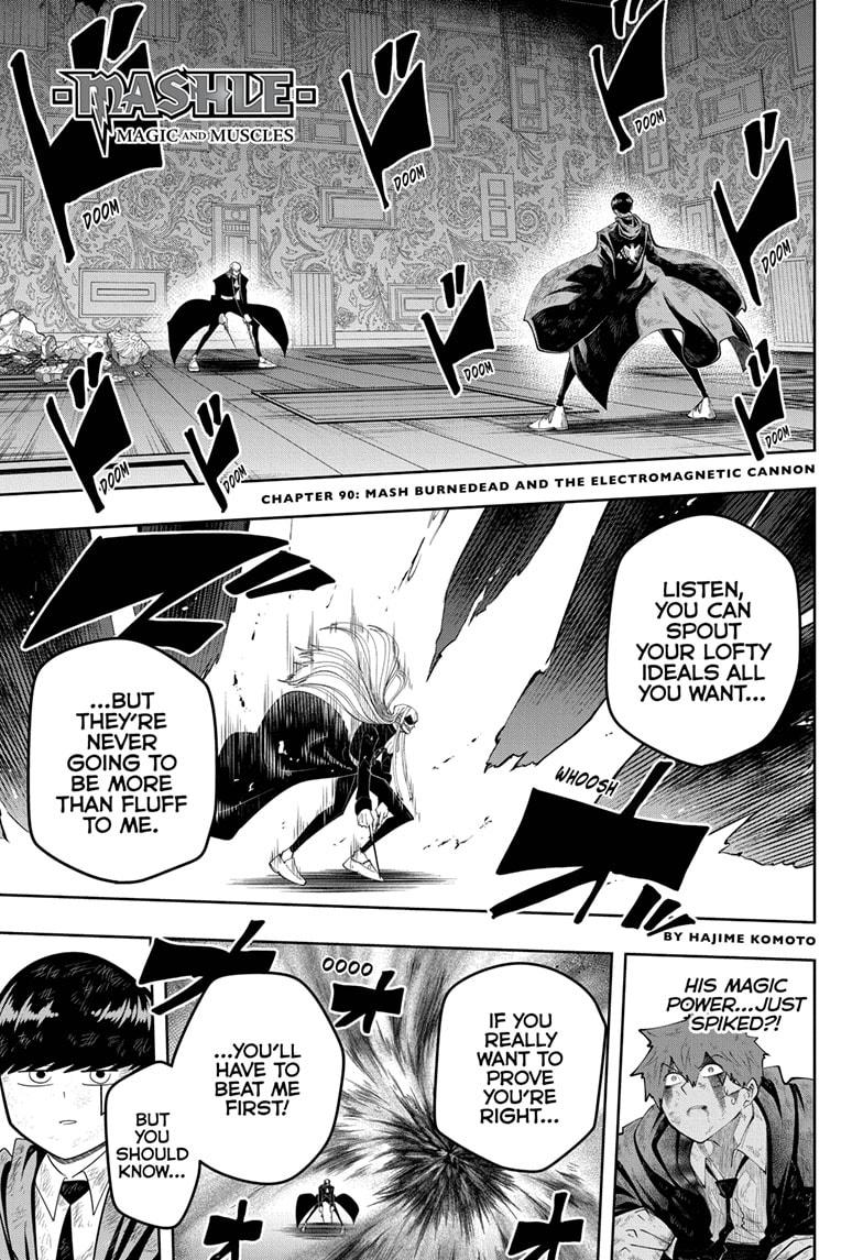 Mashle Chapter 90 page 1 - Chapter 90
