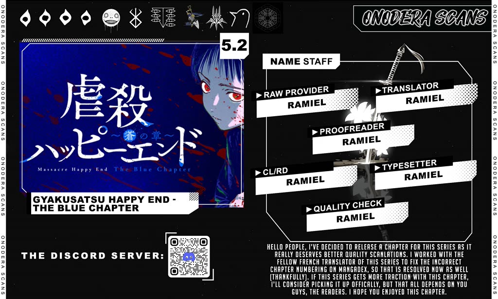 Massacre Happy End - The Blue Chapter Chapter 5.2 page 14 - Chapter 5.2