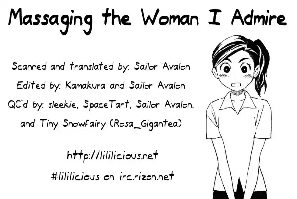Massaging the Woman I Admire Chapter 0 page 25 - Chapter 0: Oneshot
