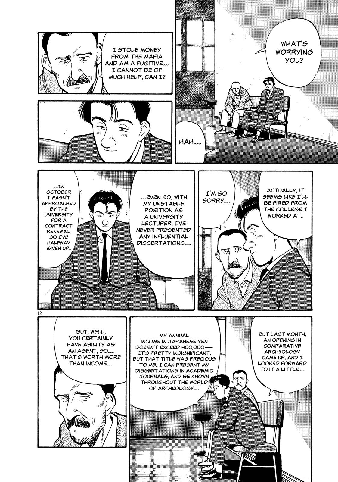 Master Keaton Chapter 14 page 12 - Chapter 14: A Rose-Coloured Life