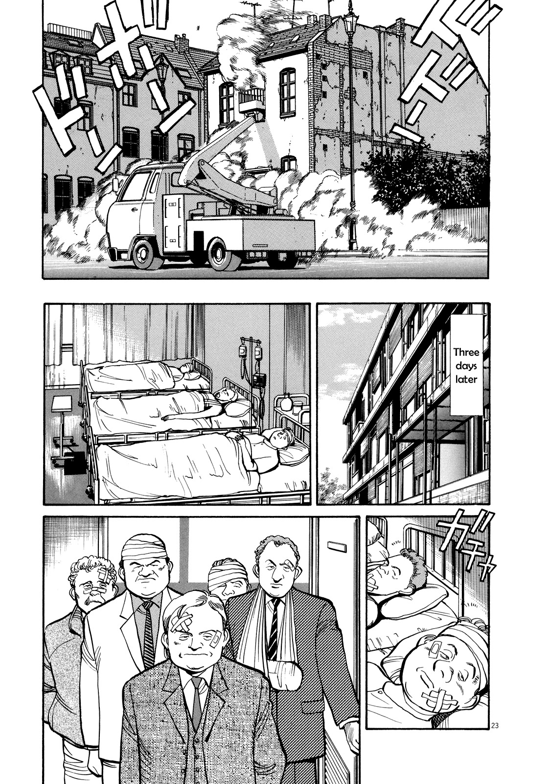 Master Keaton Chapter 18 page 23 - Chapter 18: Little Big Man