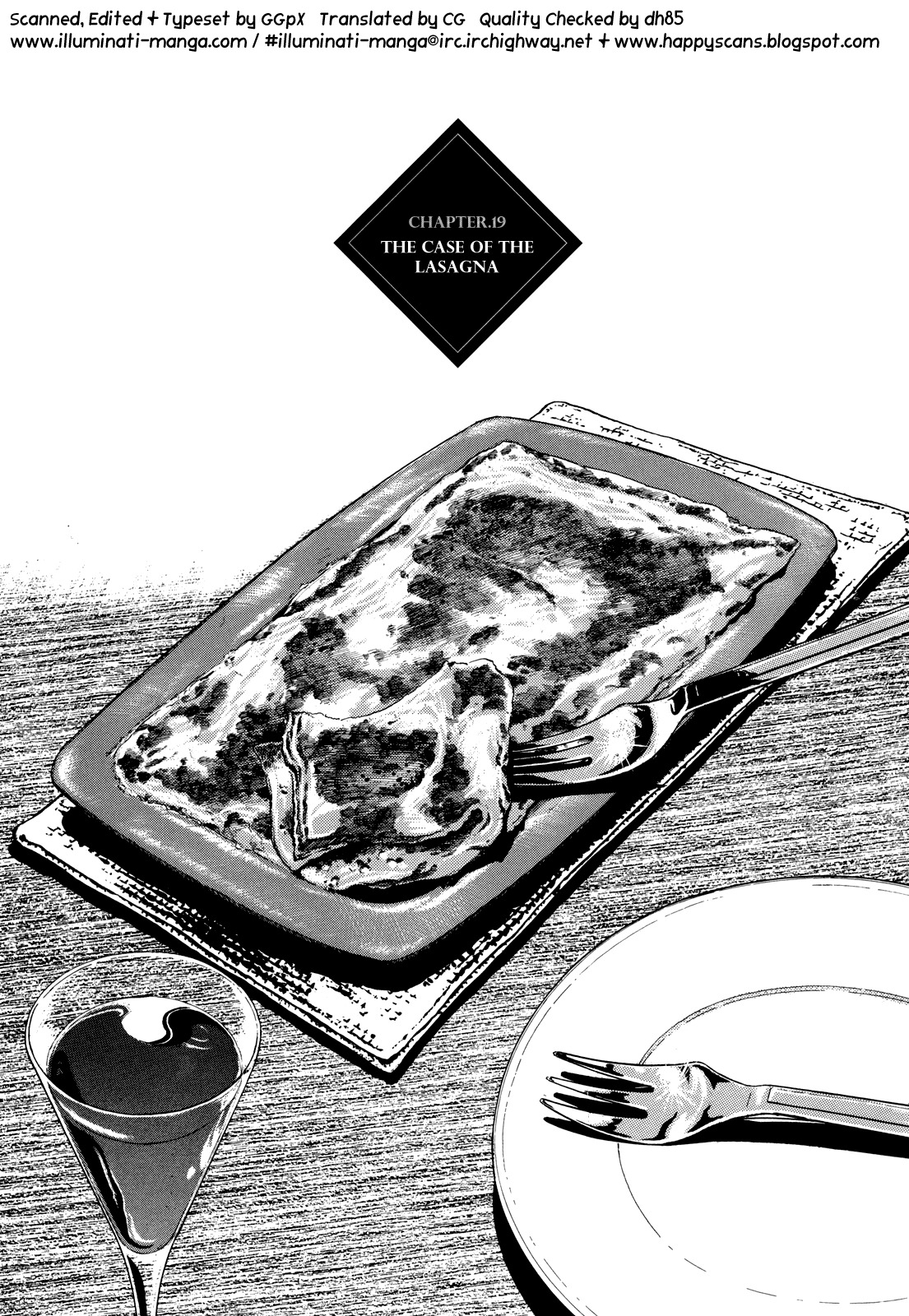 Master Keaton Chapter 19 page 1 - Chapter 19: The Case of the Lasagna