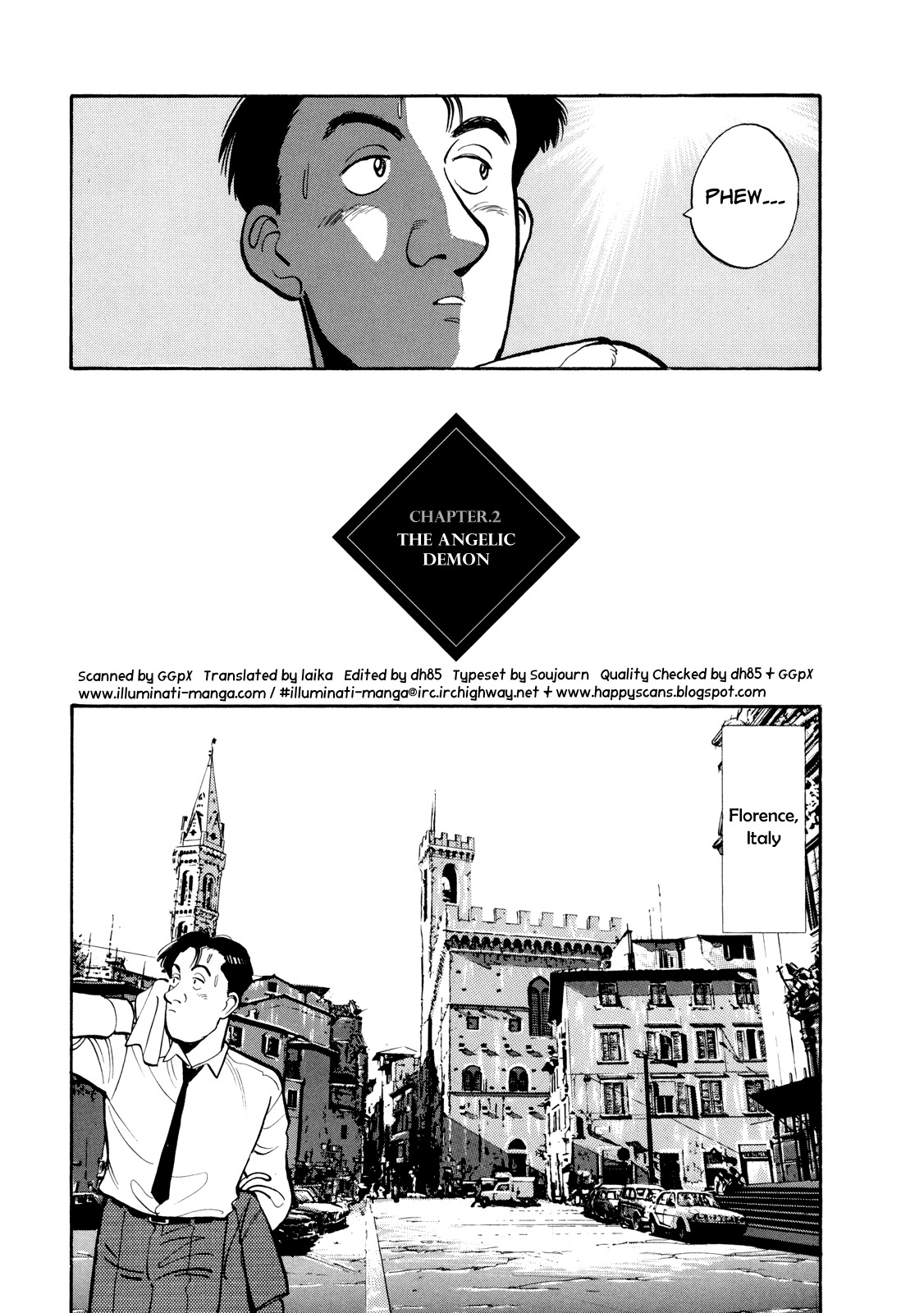Master Keaton Chapter 2 page 1 - Chapter 2: Angelic Demon