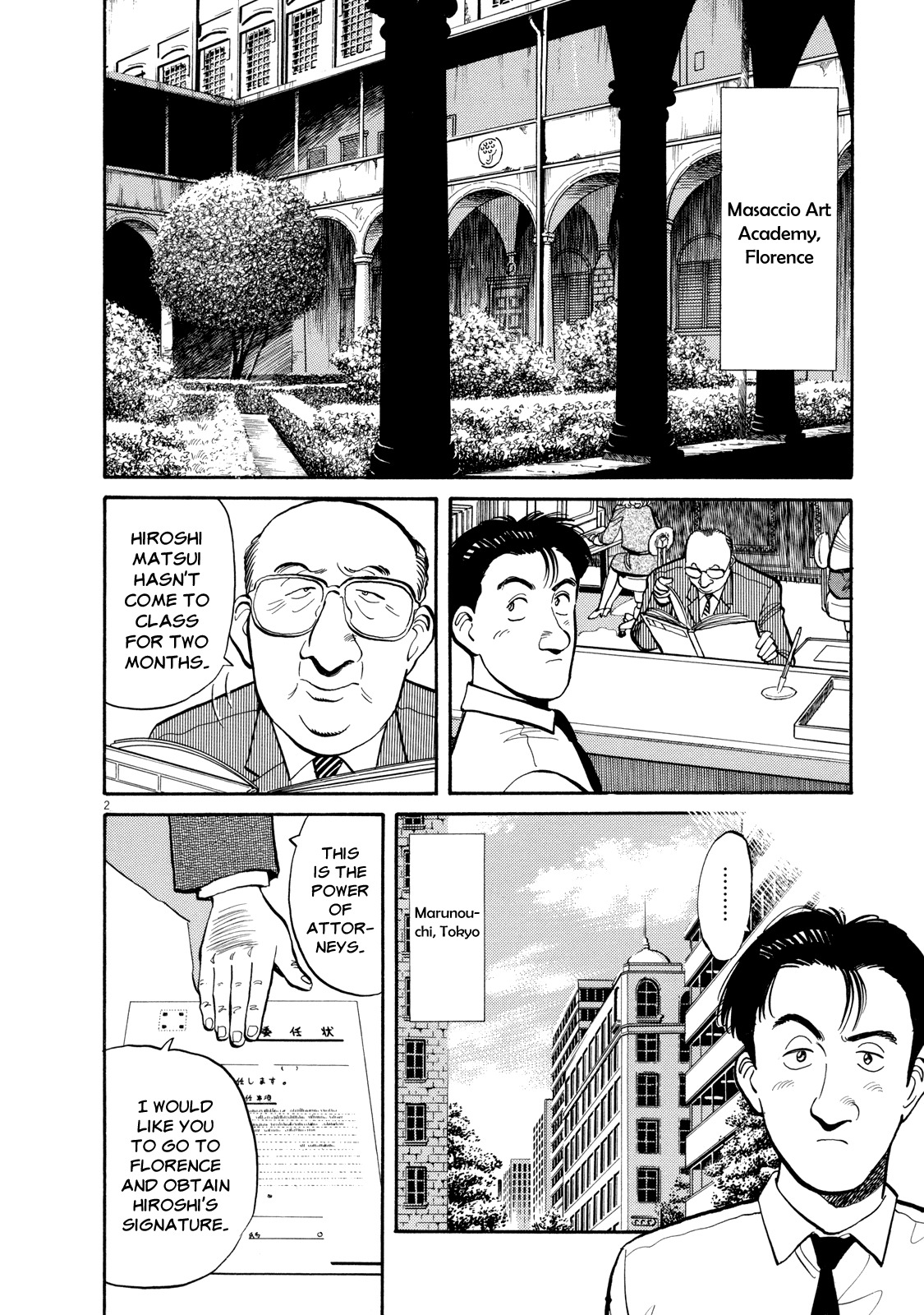 Master Keaton Chapter 2 page 2 - Chapter 2: Angelic Demon