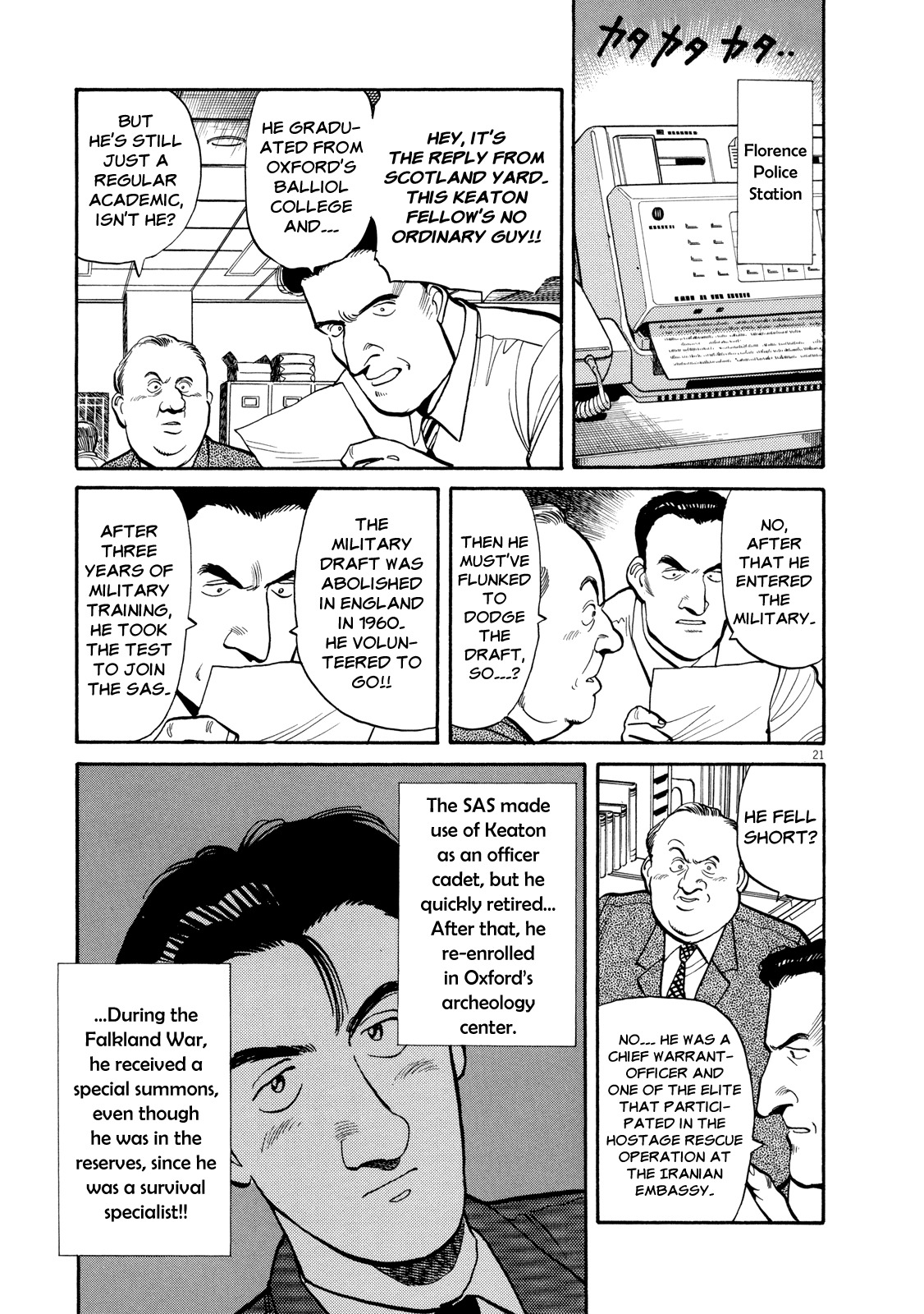 Master Keaton Chapter 2 page 21 - Chapter 2: Angelic Demon