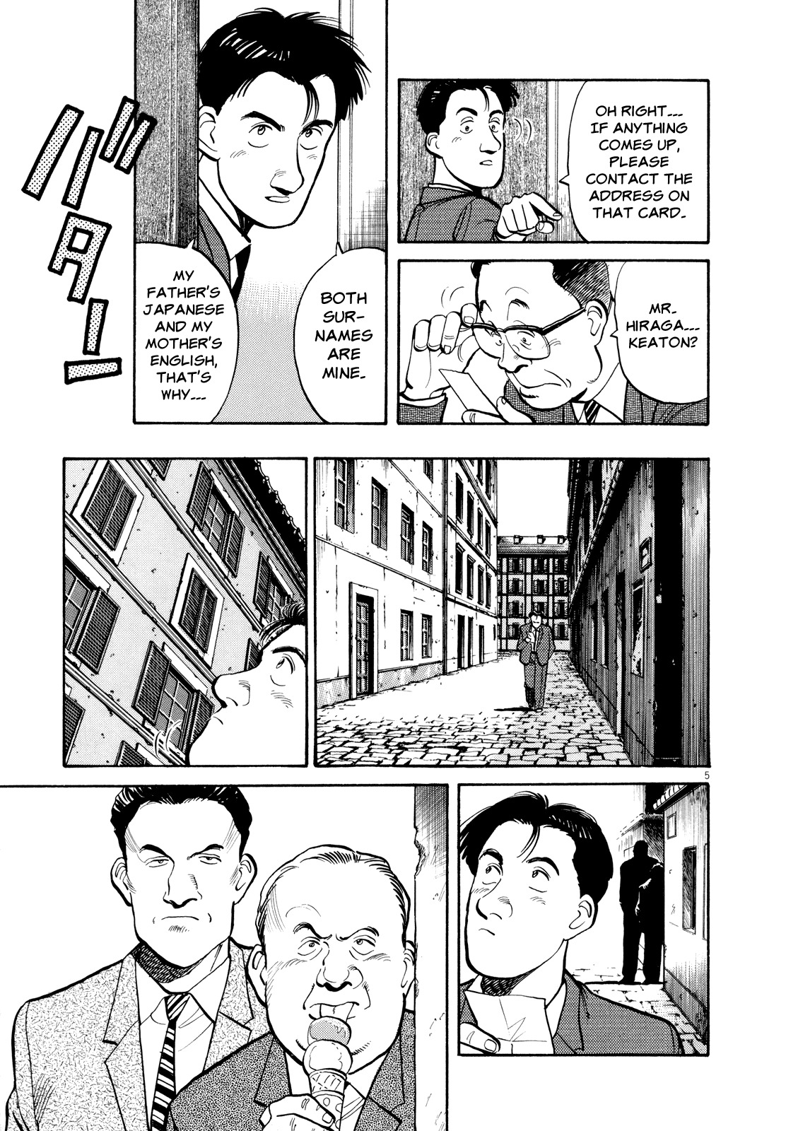 Master Keaton Chapter 2 page 5 - Chapter 2: Angelic Demon
