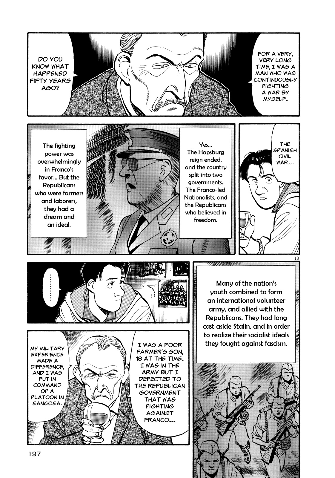 Master Keaton Chapter 20 page 13 - Chapter 20: A Message from Alexiev