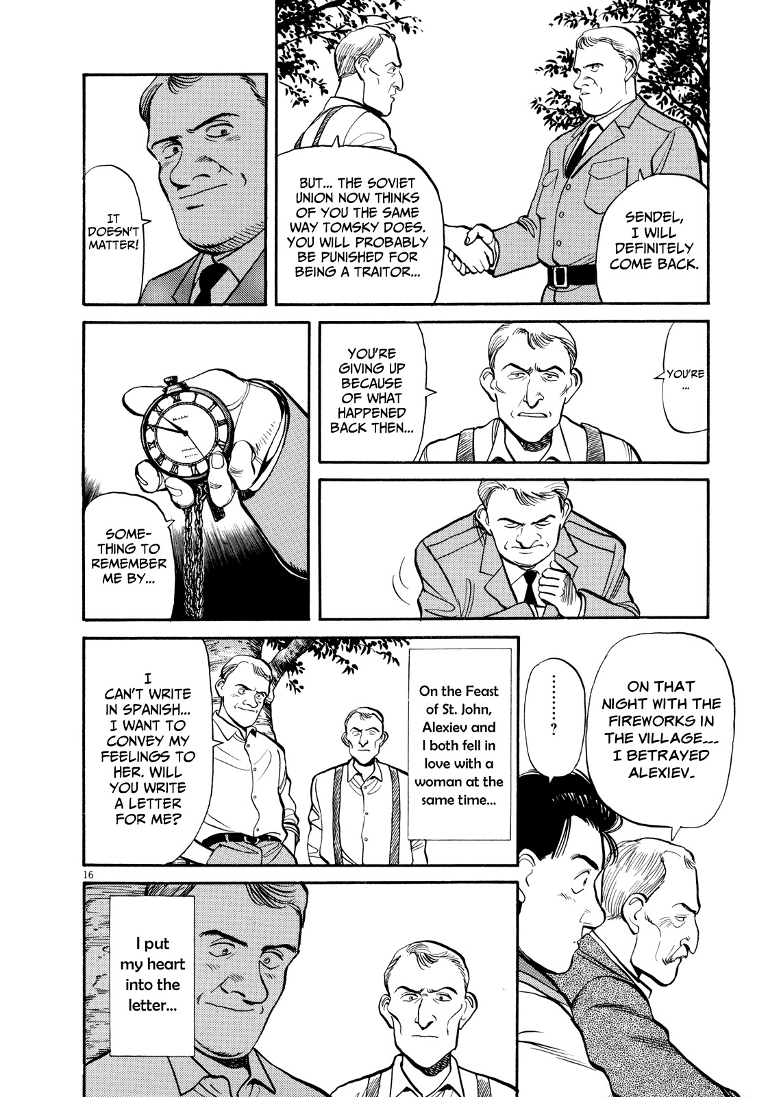 Master Keaton Chapter 20 page 16 - Chapter 20: A Message from Alexiev