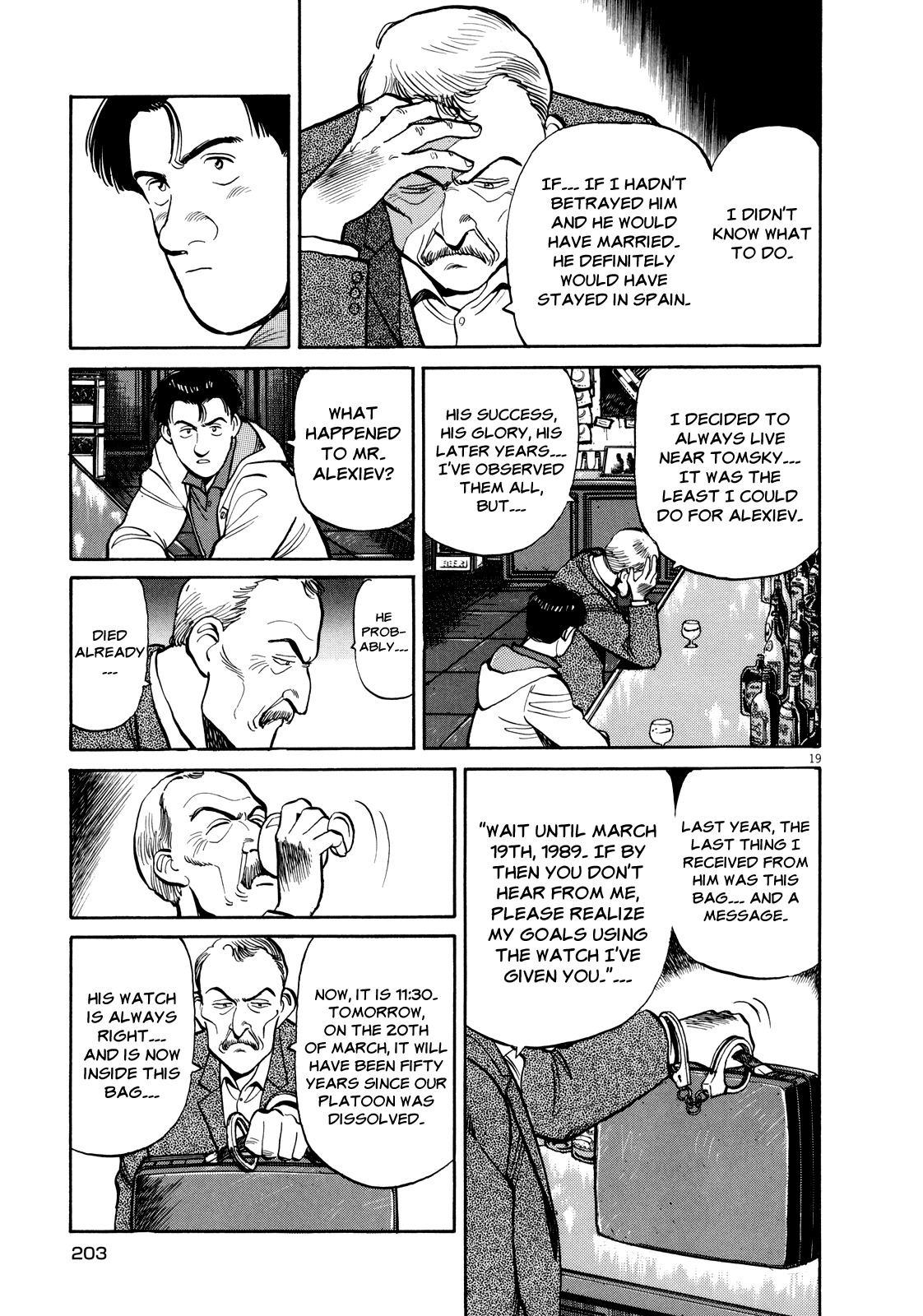 Master Keaton Chapter 20 page 19 - Chapter 20: A Message from Alexiev