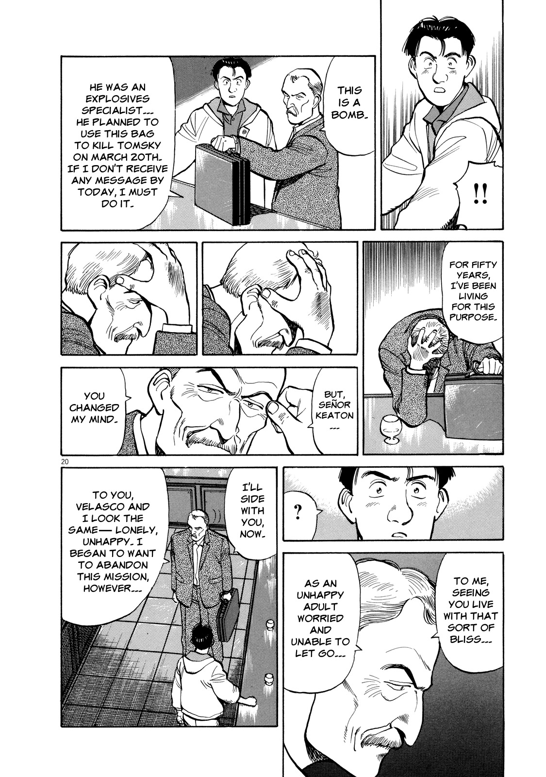 Master Keaton Chapter 20 page 20 - Chapter 20: A Message from Alexiev