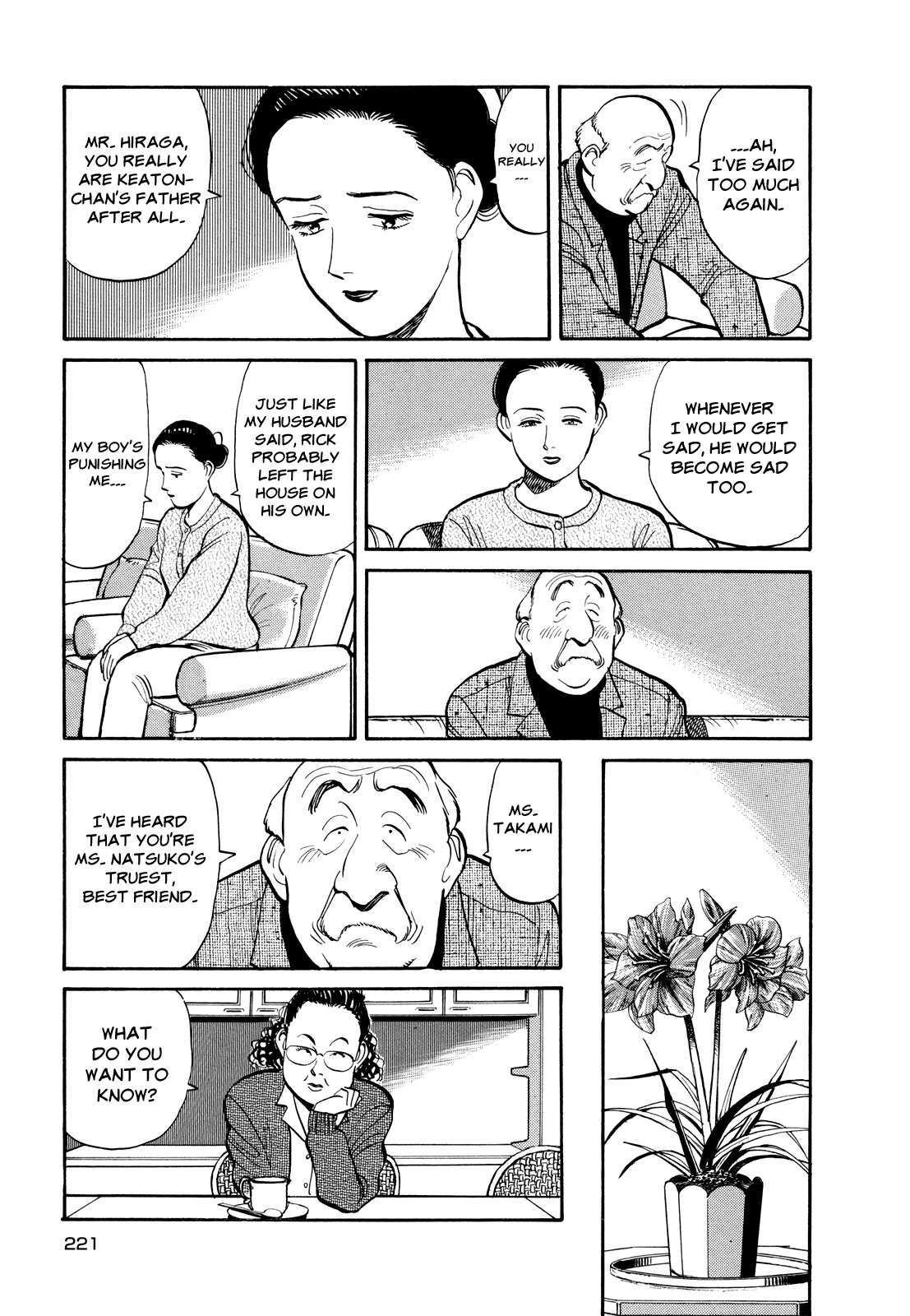 Master Keaton Chapter 21 page 13 - Chapter 21: A Bouquet of Flowers for Everyone
