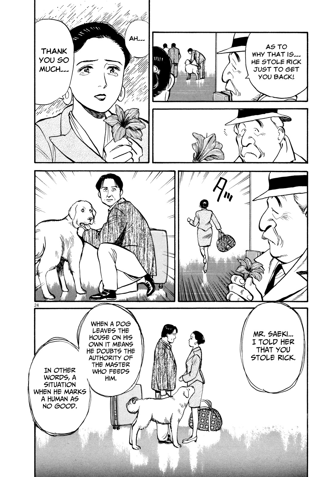 Master Keaton Chapter 21 page 24 - Chapter 21: A Bouquet of Flowers for Everyone