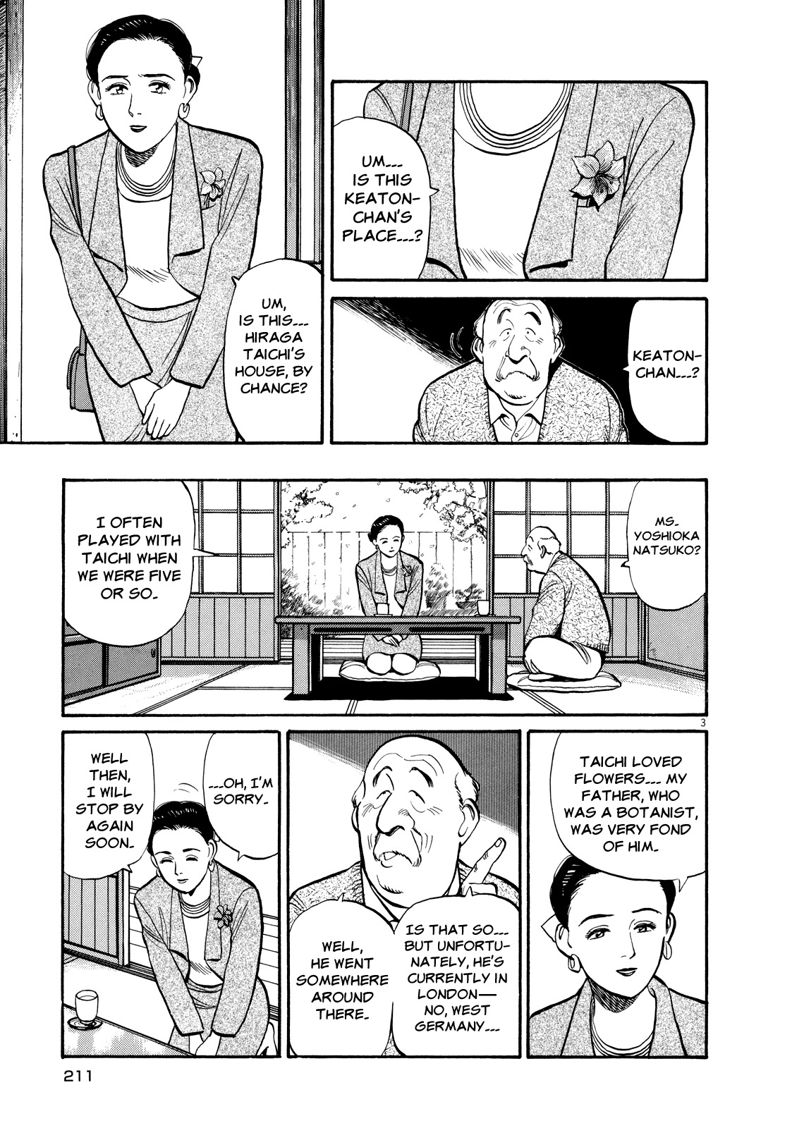 Master Keaton Chapter 21 page 3 - Chapter 21: A Bouquet of Flowers for Everyone