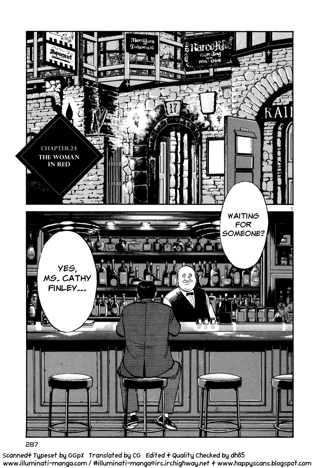 Master Keaton Chapter 24 page 1 - Chapter 24: The Woman in Red