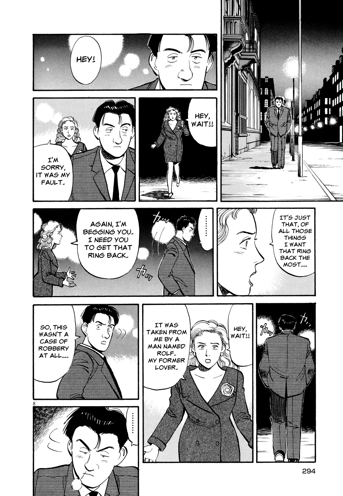Master Keaton Chapter 24 page 8 - Chapter 24: The Woman in Red