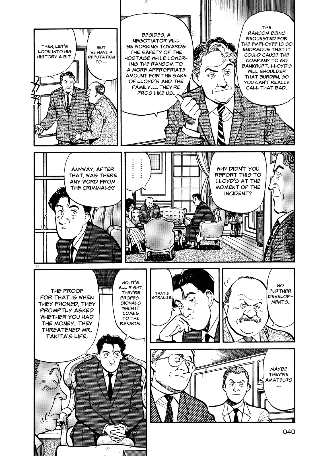 Master Keaton Chapter 26 page 12 - Chapter 26: The Rules of Negotiation