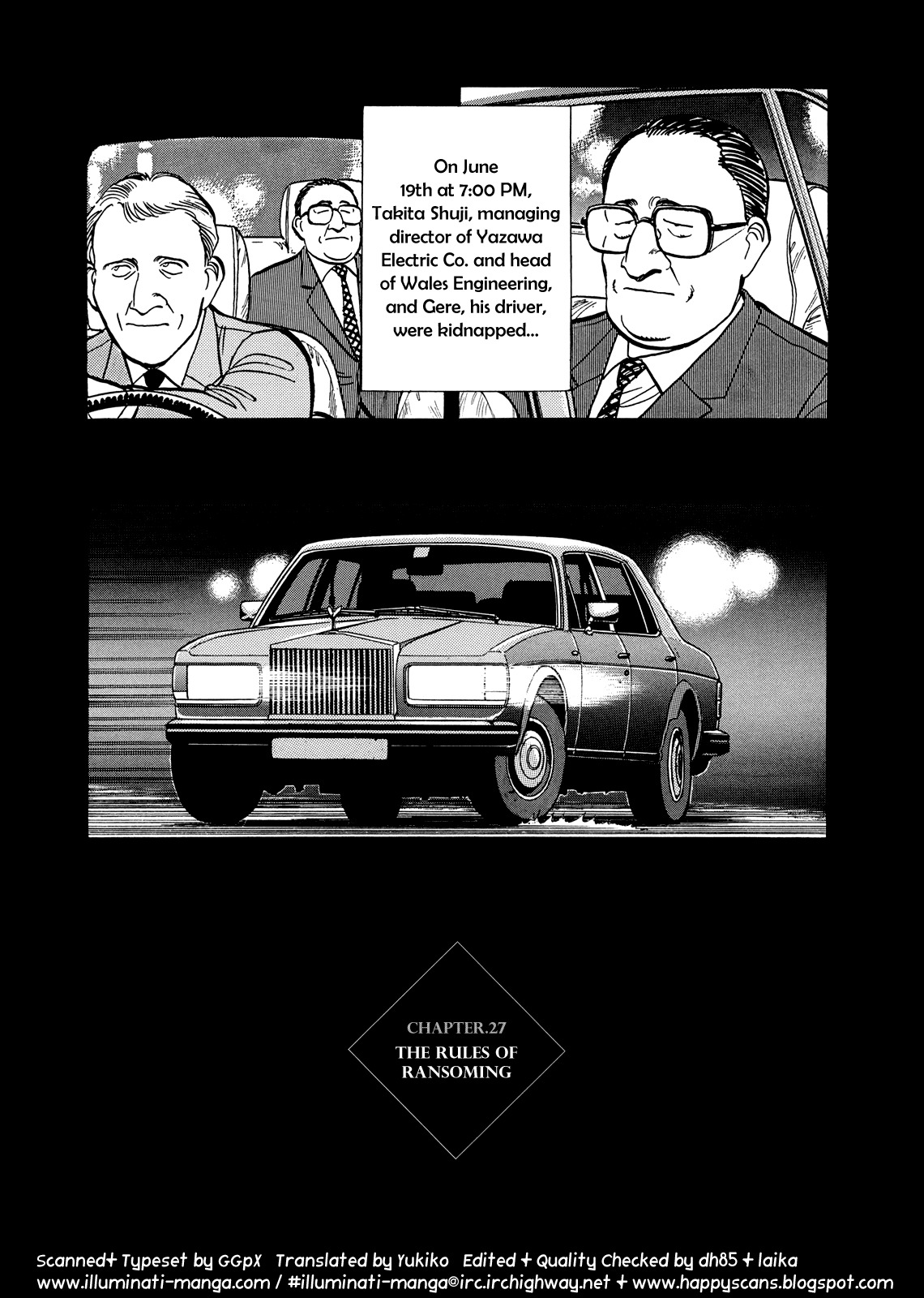 Master Keaton Chapter 27 page 1 - Chapter 27: The Rules of Ransoming