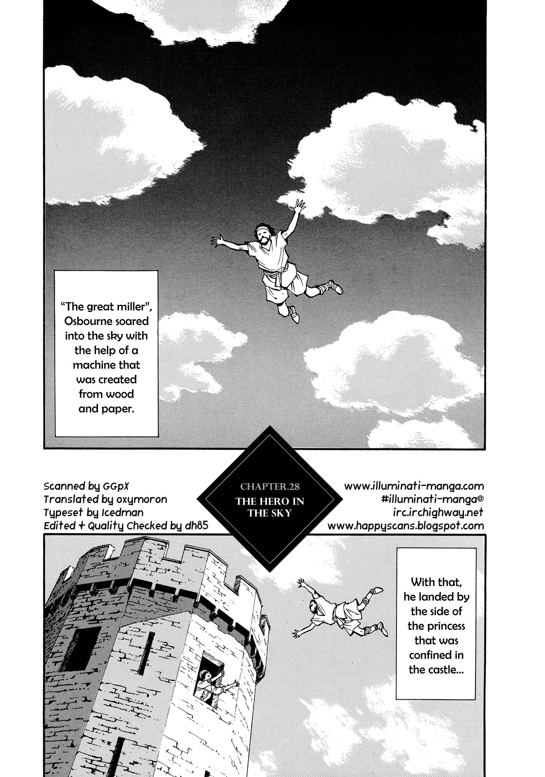 Master Keaton Chapter 28 page 1 - Chapter 28: The Hero in the Sky