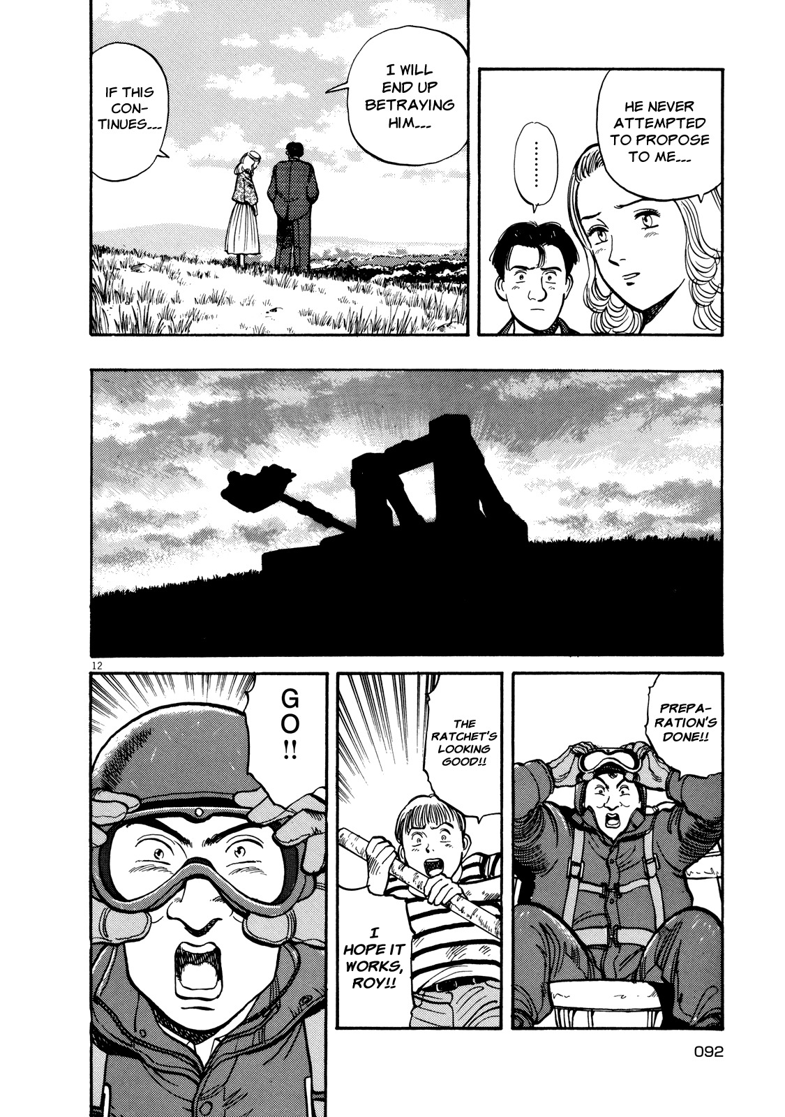 Master Keaton Chapter 28 page 12 - Chapter 28: The Hero in the Sky