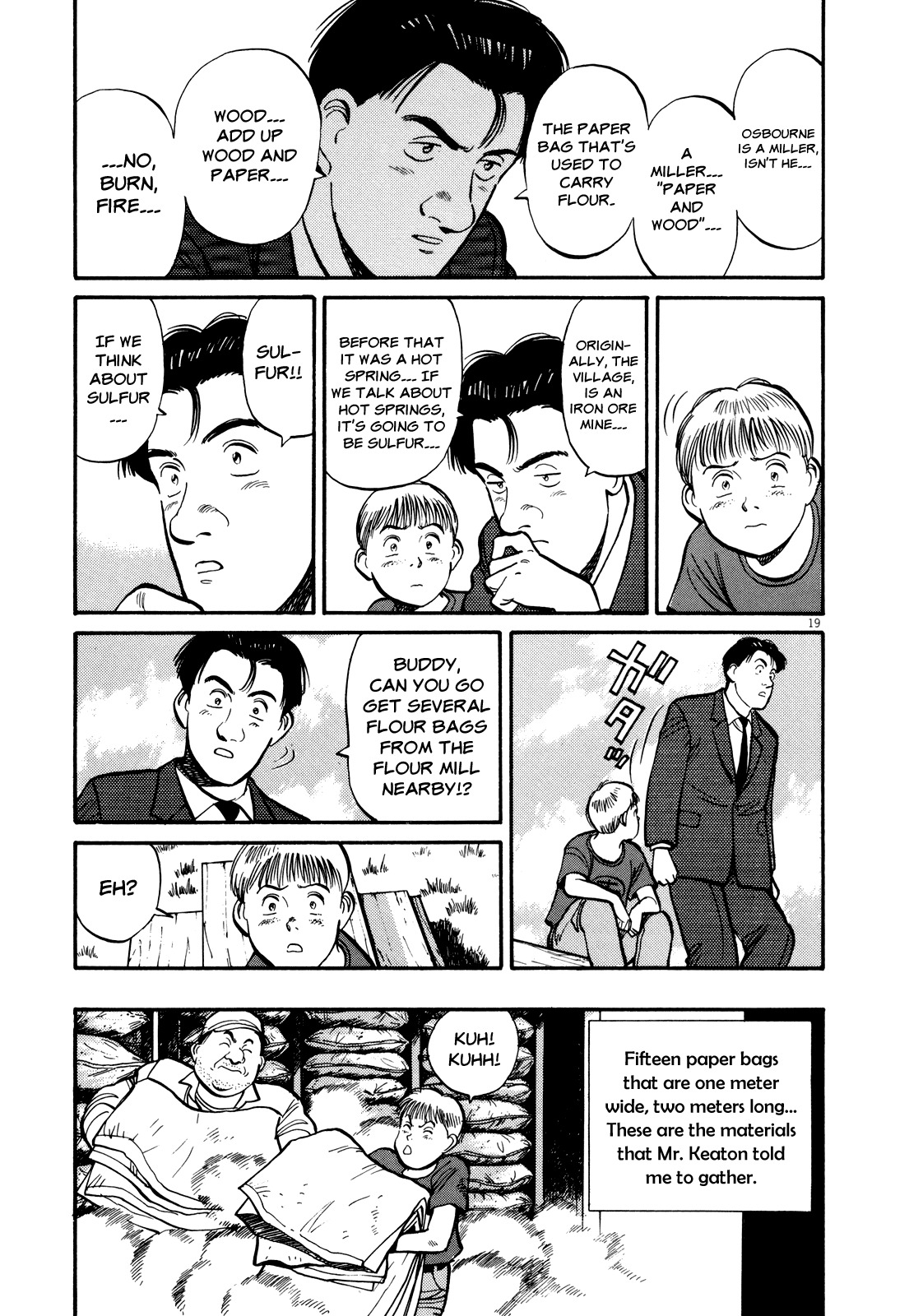 Master Keaton Chapter 28 page 19 - Chapter 28: The Hero in the Sky