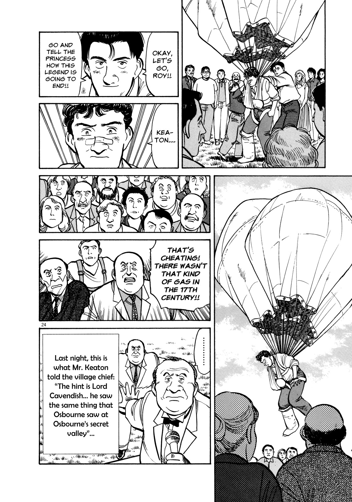 Master Keaton Chapter 28 page 24 - Chapter 28: The Hero in the Sky