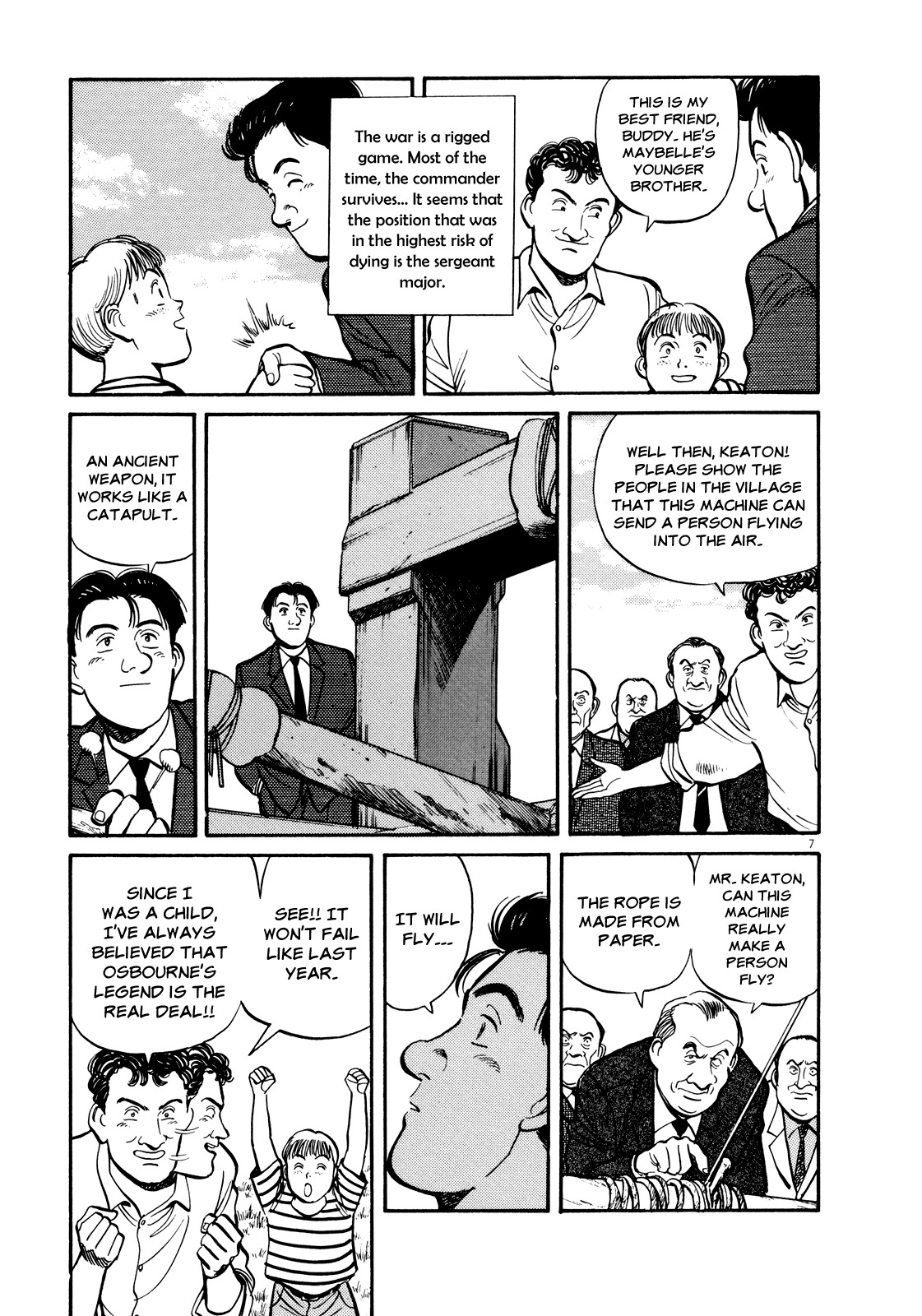 Master Keaton Chapter 28 page 7 - Chapter 28: The Hero in the Sky