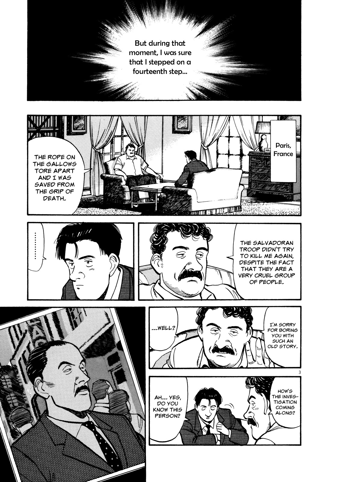 Master Keaton Chapter 29 page 3 - Chapter 29: 14 Stairs