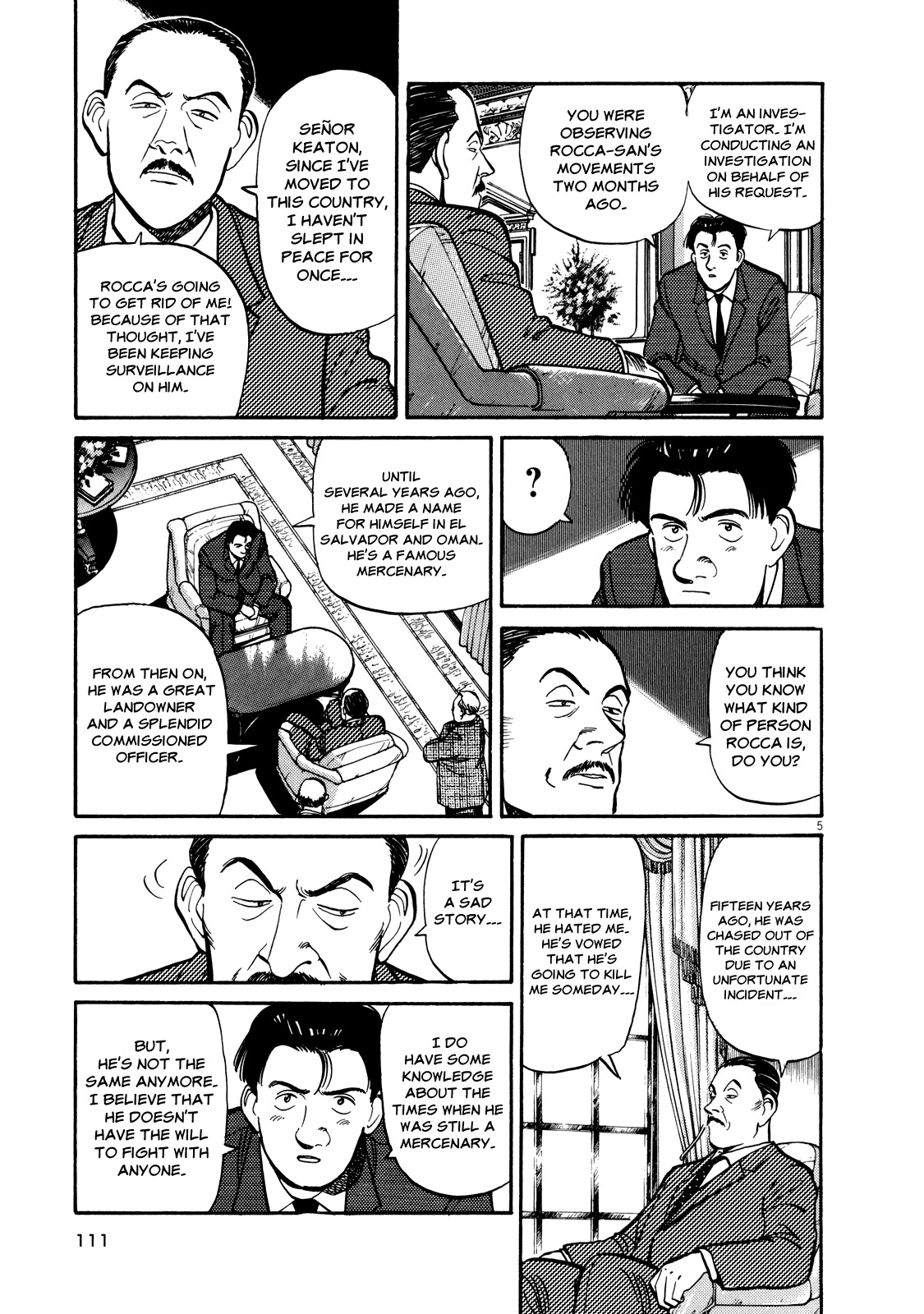 Master Keaton Chapter 29 page 5 - Chapter 29: 14 Stairs