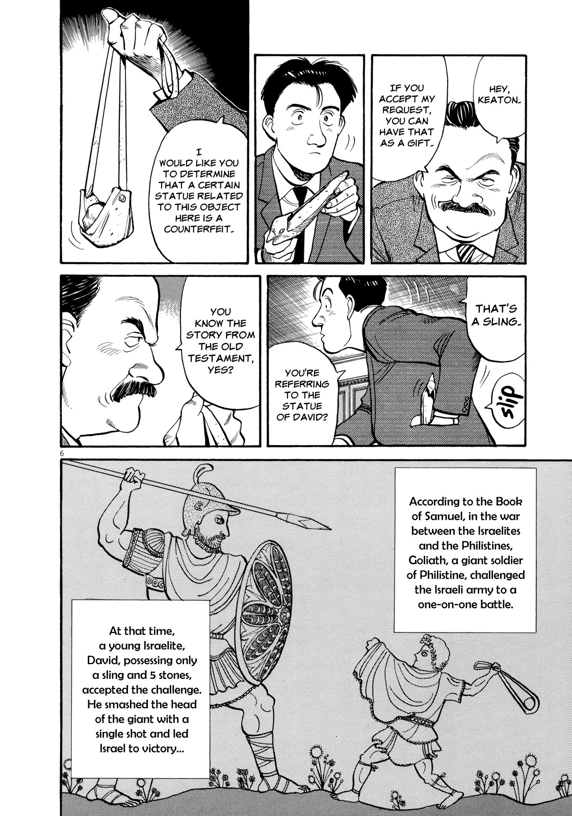 Master Keaton Chapter 4 page 6 - Chapter 4: David's Stone