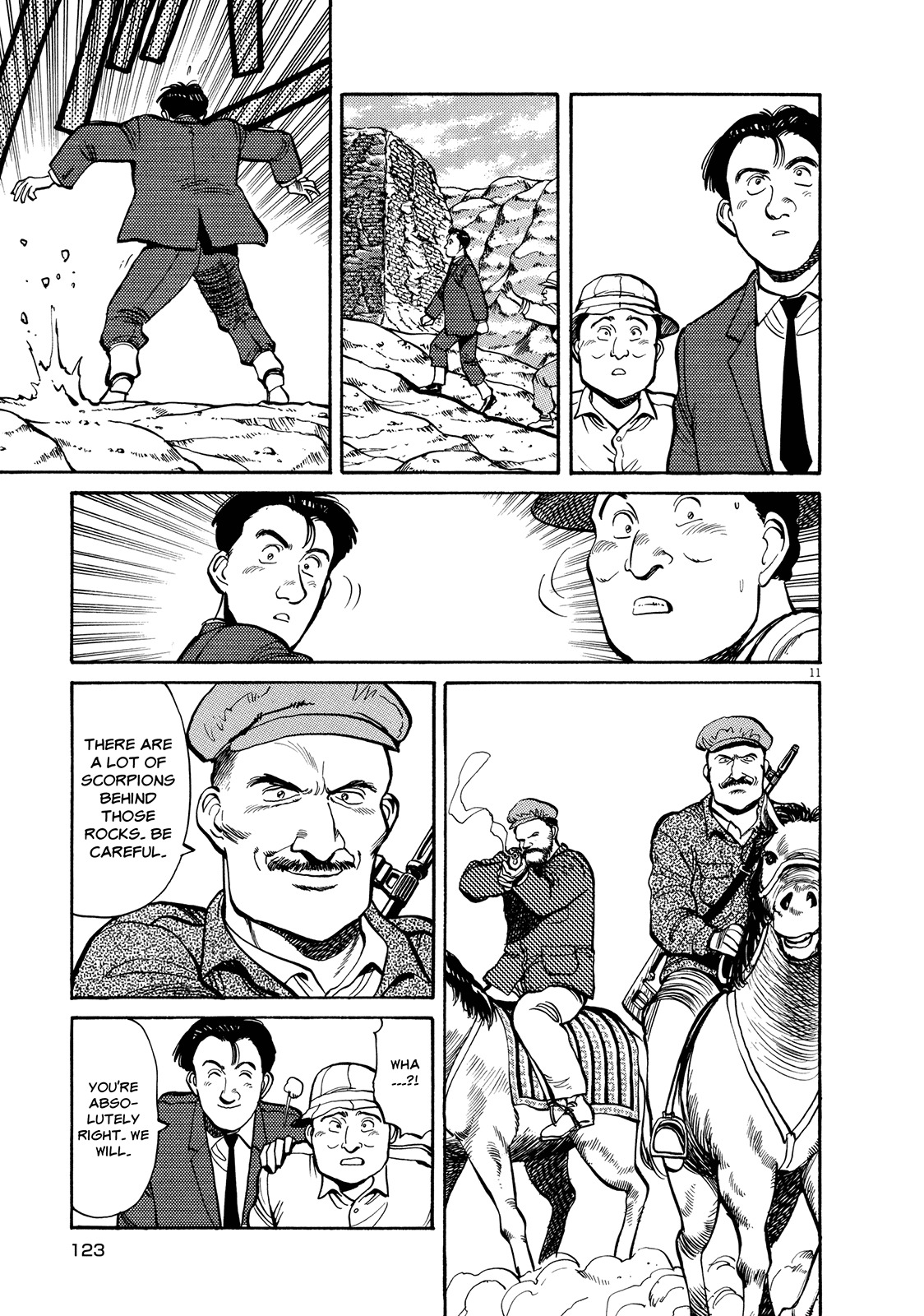 Master Keaton Chapter 5 page 10 - Chapter 5: Scaulding Sand of Black and White