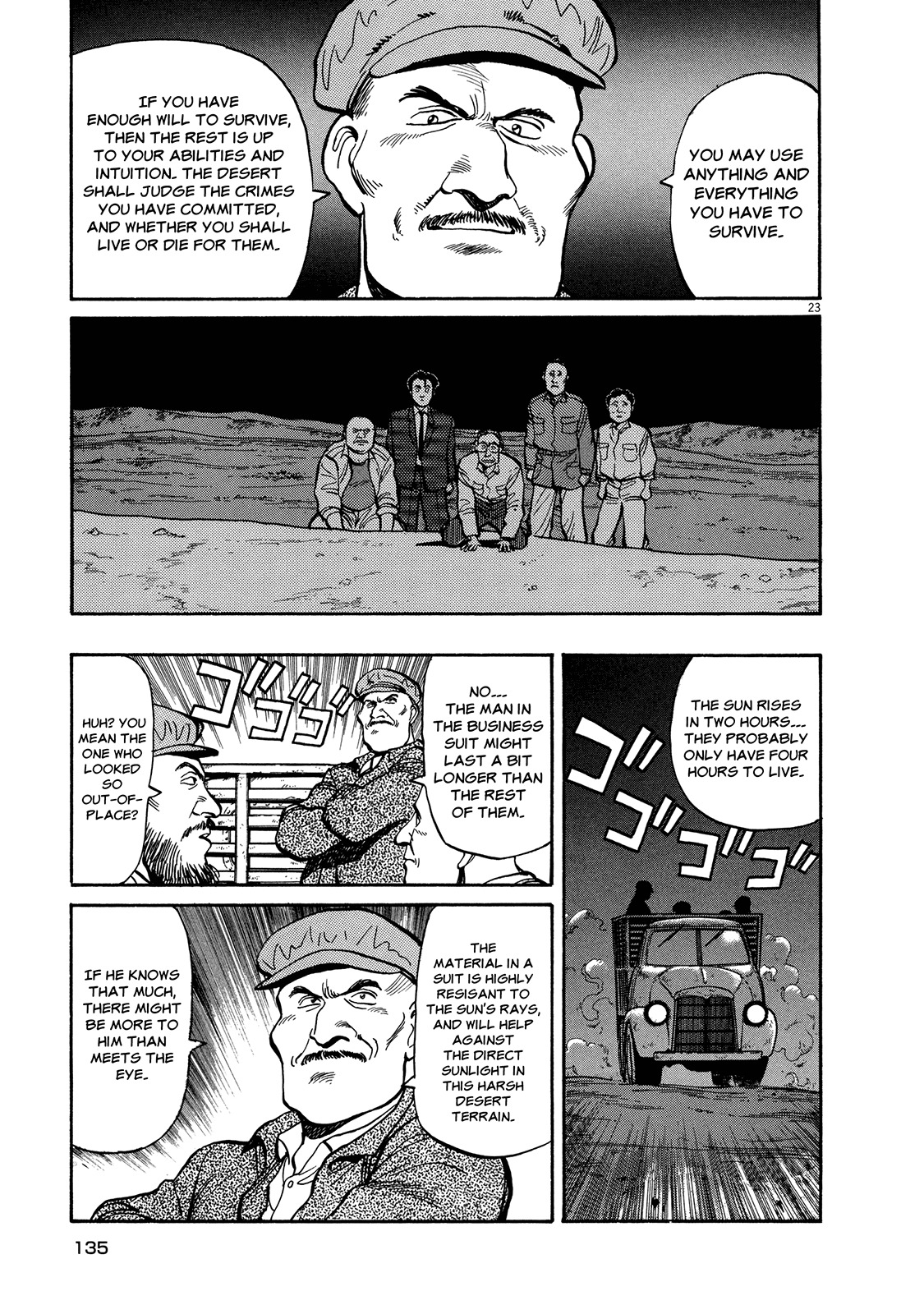 Master Keaton Chapter 5 page 22 - Chapter 5: Scaulding Sand of Black and White