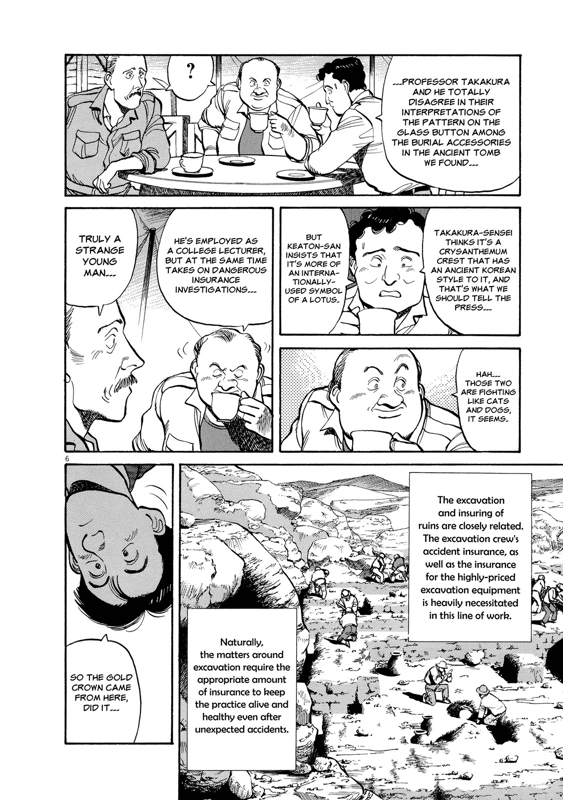 Master Keaton Chapter 5 page 5 - Chapter 5: Scaulding Sand of Black and White