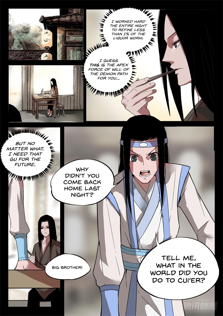 Master of Gu Chapter 15 page 9 - Chapter 15: Refining of the Liquor Worm