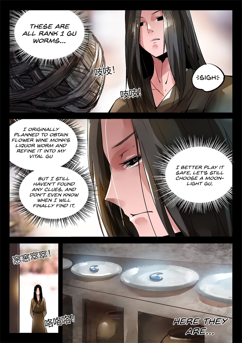 Master of Gu Chapter 9 page 11 - Chapter 9: Mortals Come and Go, But What They Leave Behind Remains