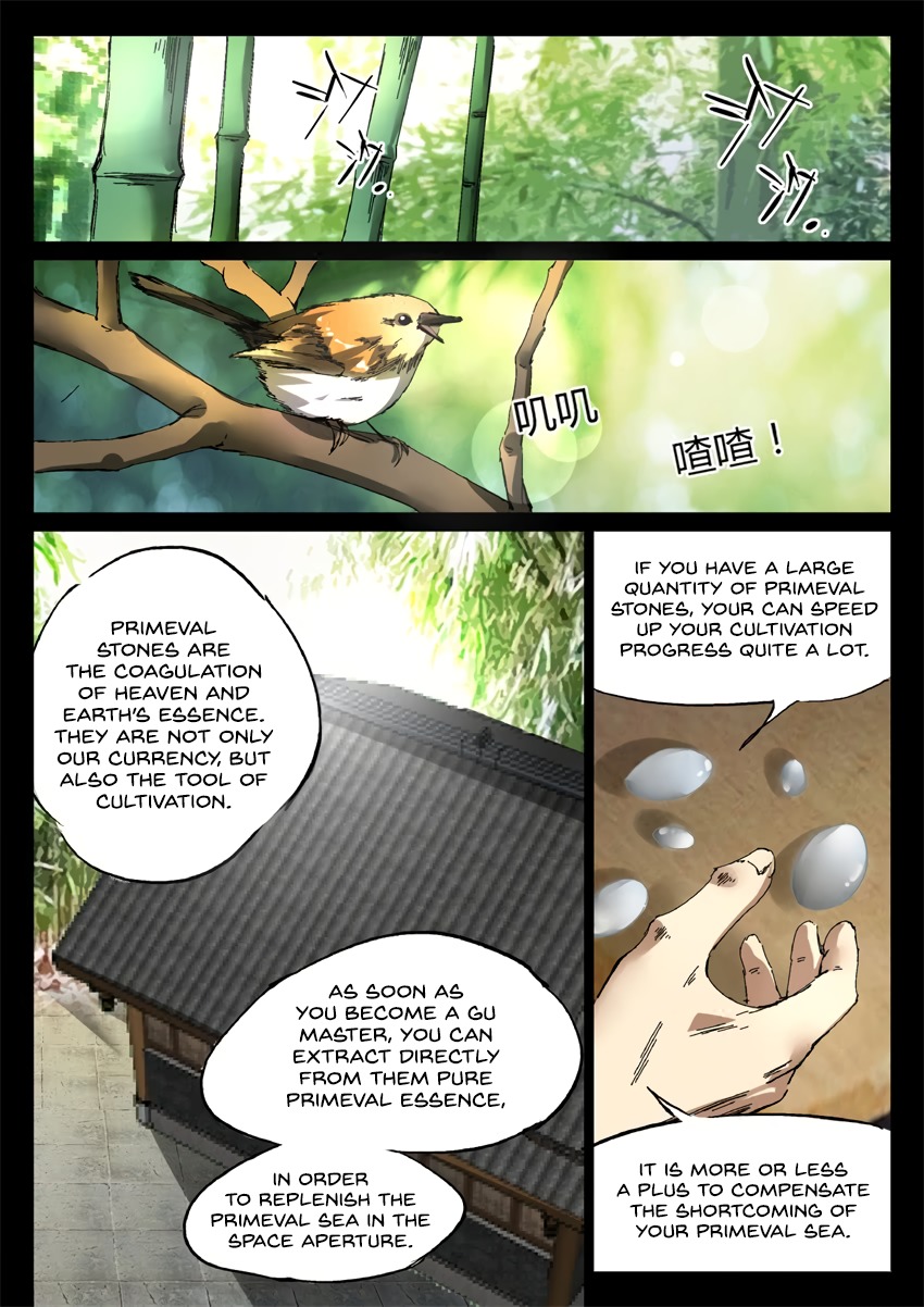 Master of Gu Chapter 9 page 4 - Chapter 9: Mortals Come and Go, But What They Leave Behind Remains