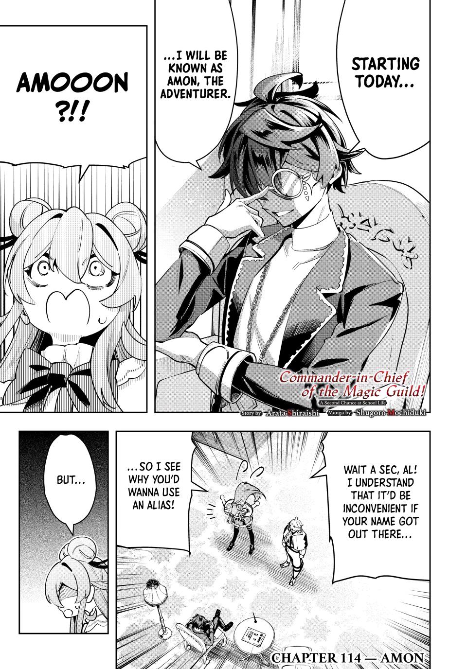 Master of the Magic Guild ~ Reborn and Starting Over Now for the Second Time at the Academy Chapter 114 page 1 - Chapter 114